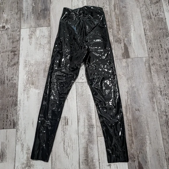 Commando Perfect Control Patent Leather Legging in Black womens size xs - Picture 5 of 5